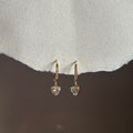 Heart Drop Earrings