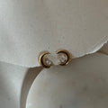 Moon Stud Earrings