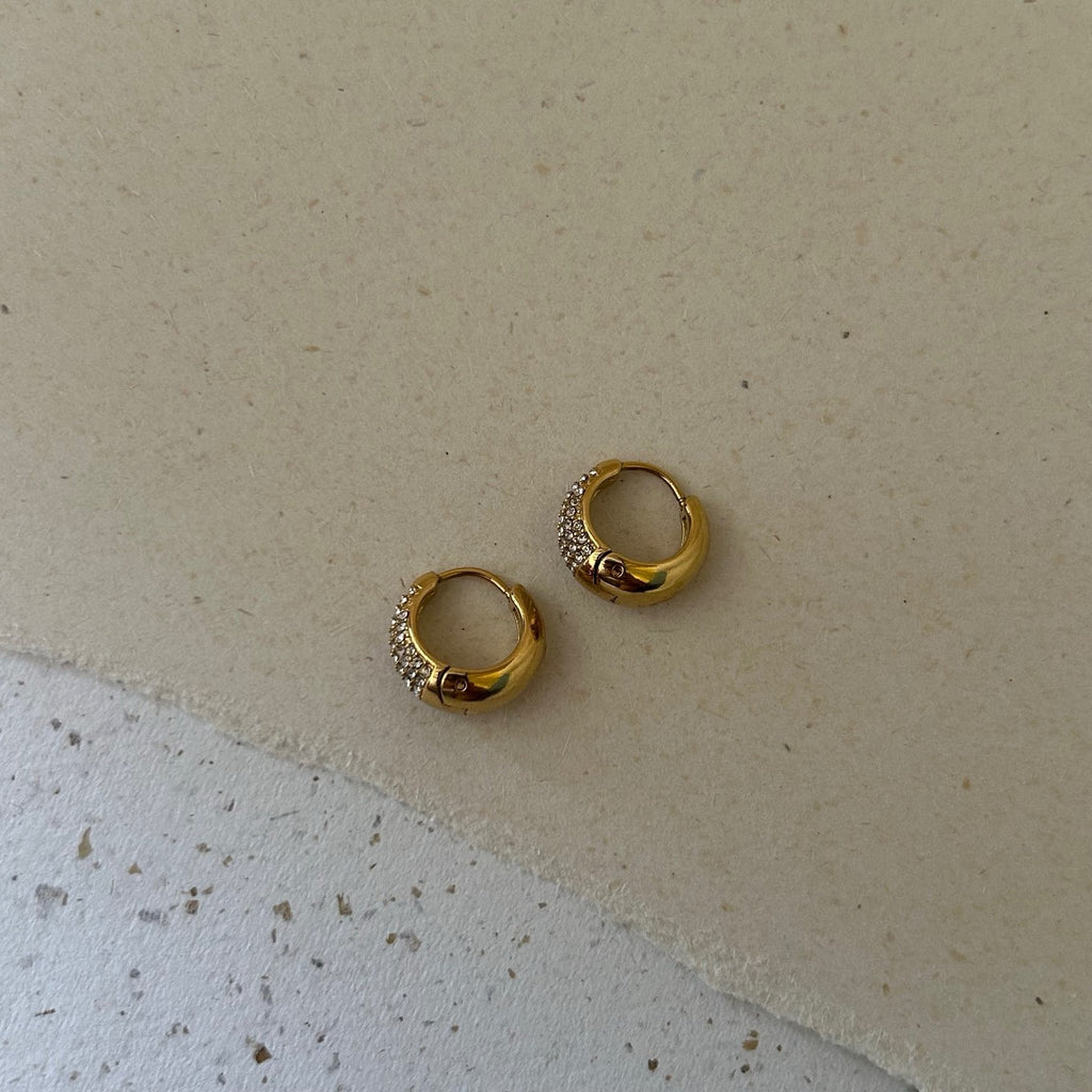 Crescent Chunky Hoops