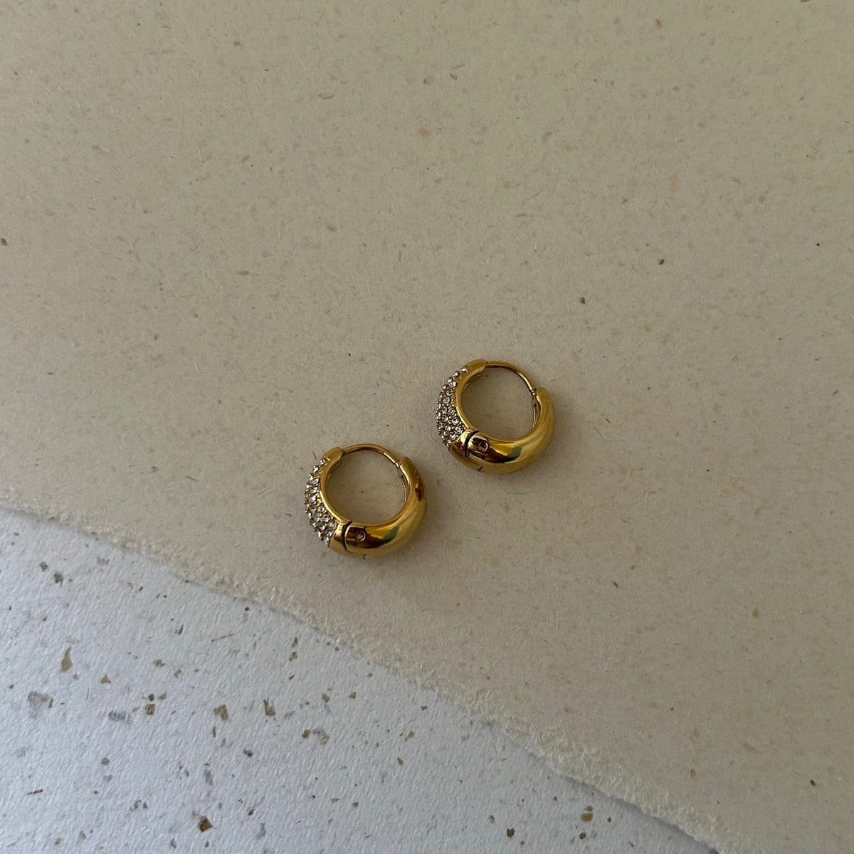 Crescent Chunky Hoops